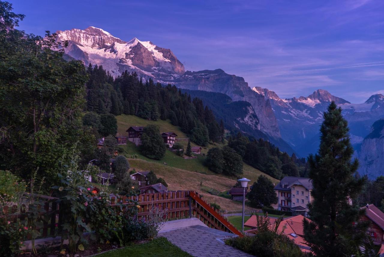 Chalet Acheregg Wengen Exterior foto